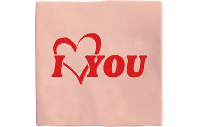 Carreau déco i love you