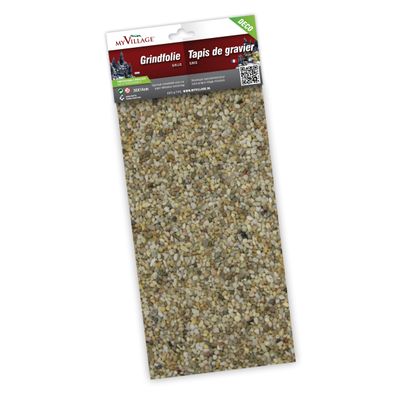 Tapis de gravier gris 30x14cm