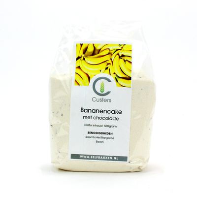 Mix bananencake chocolade 500g
