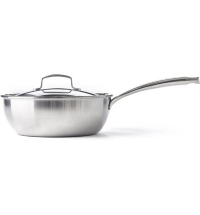 Superior tri-ply sauteuse 24 cm avec couvercle