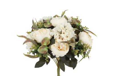 Kunstboeket peony hydrangea