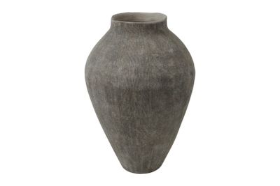 Vase beany poterie 28x28x40.35cm brun