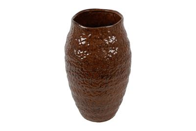 Vaas shane aardewerk 28x28x45cm bruin