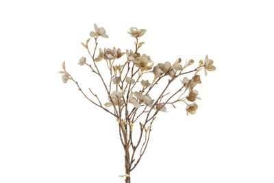 Bundel helleborus (kunst)zijde 7x30x56cm goud