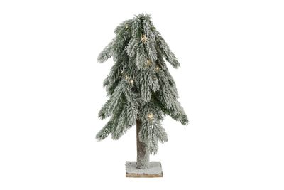 Kerstboom timo metaal 14x14x60cm l.groen