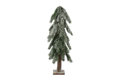 Kerstboom timo metaal 14x14x80cm l.groen