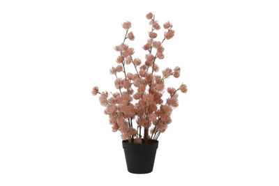 Bloem clematis alpina (kunst)zijde 16x16x66cm roze