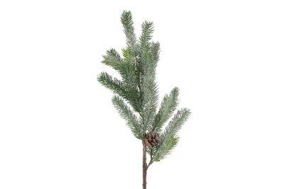 Pin abies paillettes plastique 6x19x81cm vert