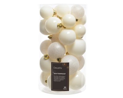 Kerstballen set van 30 stuks