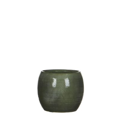 Lester pot ronde vert  h12xd14cm