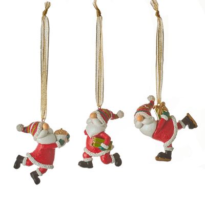 Ornement pere noel rouge