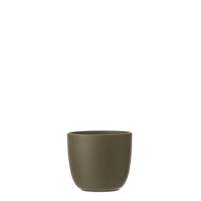 Tusca pot rond groen - h11xd12cm