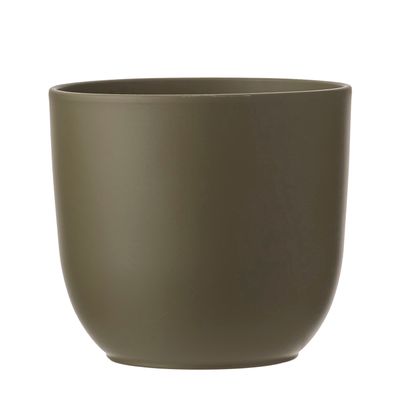 Tusca pot rond groen - h28,5xd31cm