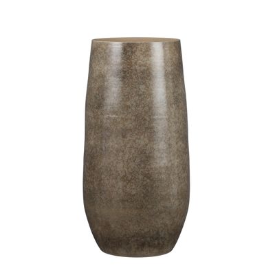 Oliver vase ronde marron h50xd26cm