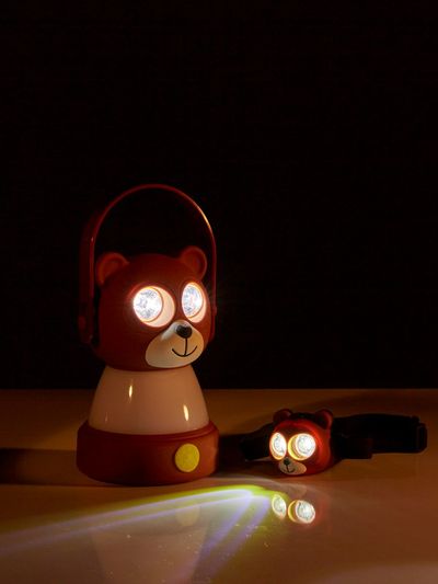 Tafel-hoofdlamp dier (beer)