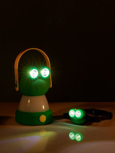 Tafel-hoofdlamp dier (kikker)