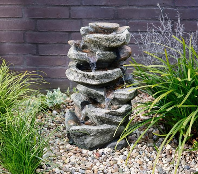 Fontein rotsen waterval