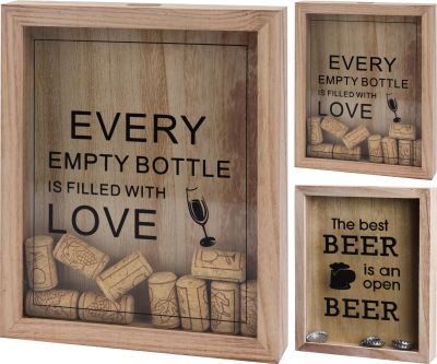 Kurk en bierdop houder