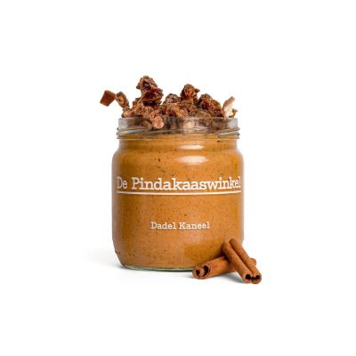 Pindakaas met dadel en kaneel