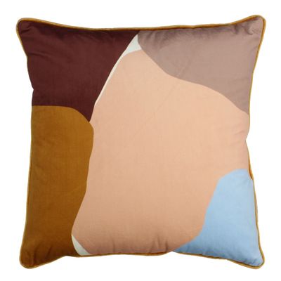 Kussen velvet multi 45x45cm