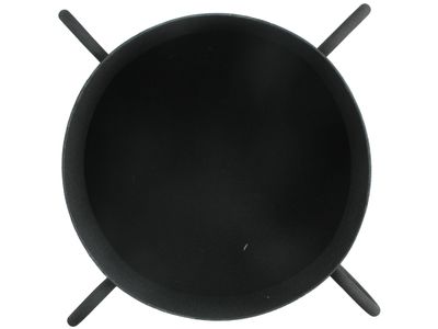 Planter ijzer zwart 32x32x26.5cm