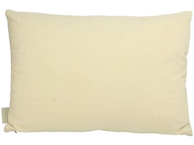 Coussin branches velours ivoire 40x60cm