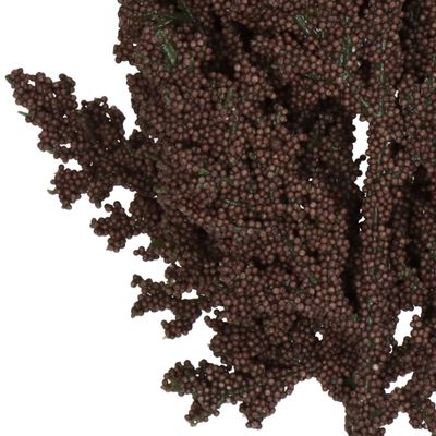 Branche de baie en polystyrène marron 58cm
