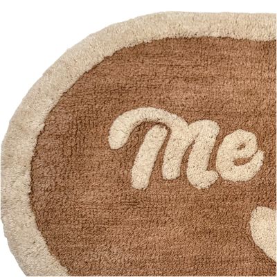 Badmat me time katoen beige 50x80cm