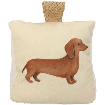 Deurstopper katoen naturel 18x12x18cm