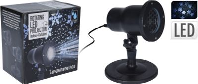 Led projector orage de neige