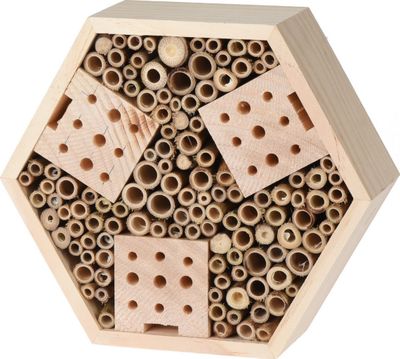 Hotel insectes hexagon naturel 