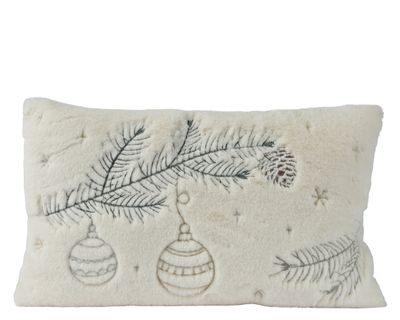 Kussen eg polyester borduurwerk