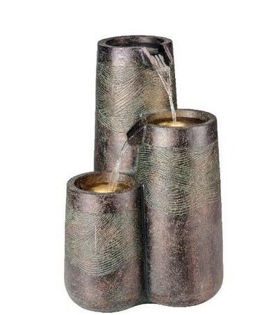 Fontein 3 ronde vazen