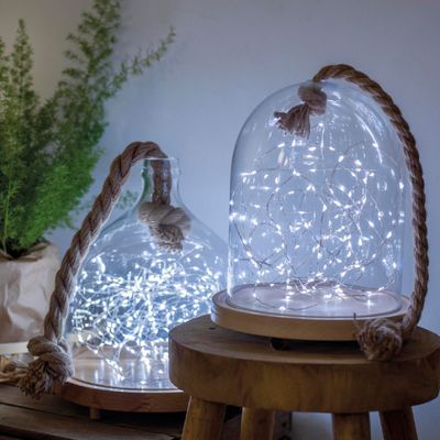 Micro led guirlande lumineuse fixe pile