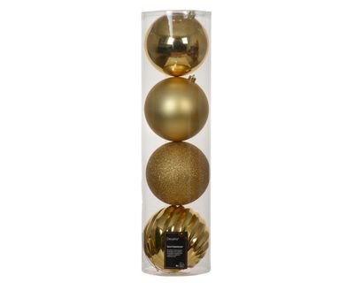 Kerstballen set van 4 stuks