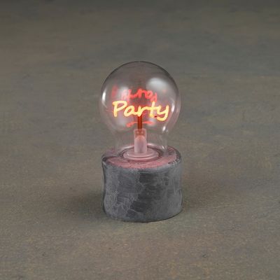 Luca lighting tafellamp led party oplaadbare batterij usb aansluiting - h15xd7cm