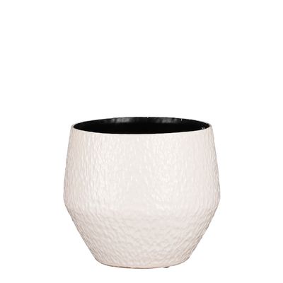 Morris pot rond wit - h21xd24cm