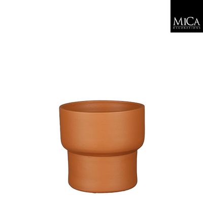 Riva pot rond terra - h15xd17cm