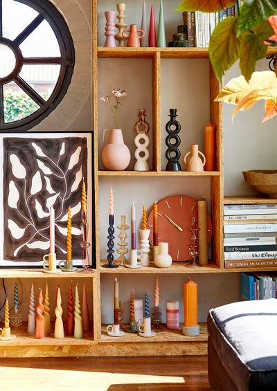 Kandelaar - H32 x 8 cm