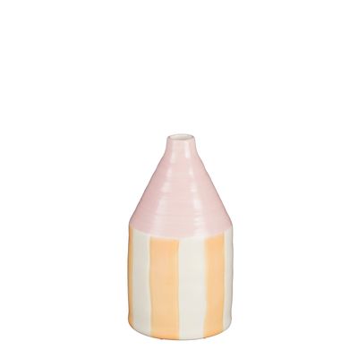 Vase orange - h17xd10,5cm