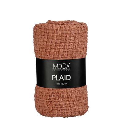 Cosenza plaid roze - l180xb130cm