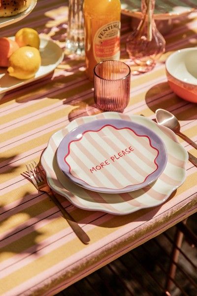 Imke tafelkleed oker - l250xb140cm