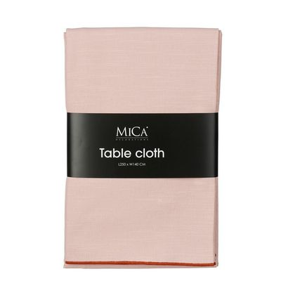 Tafelkleed roze - l250xb140cm