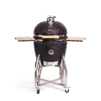 XLARGE kamado grill 22" barbecue au charbon avec chariot + tablettes d’appoint