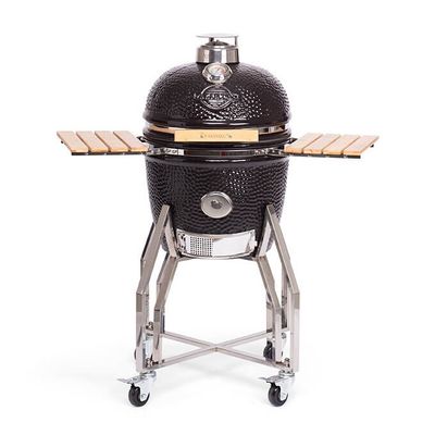 Medium Kamado grill 16" Houtskoolbarbecue met onderstel en zijtafels