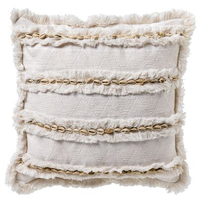 Coussin décoratif costa 45x45cm snow white