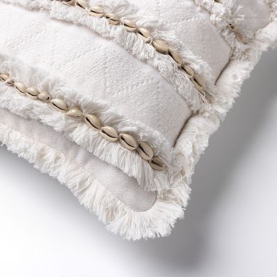 Coussin décoratif costa 45x45cm snow white
