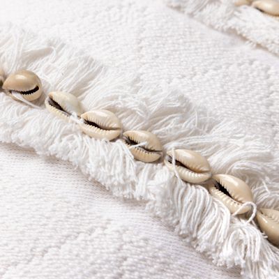 Coussin décoratif costa 45x45cm snow white