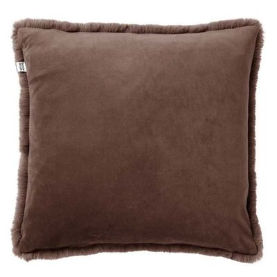 Coussin décoratif zaya 45x45cm chocolate martini