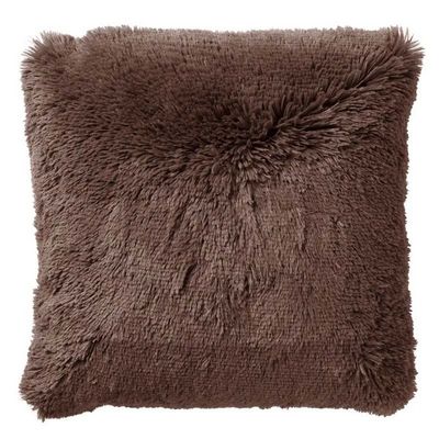 Coussin décoratif fluffy 45x45cm chocolate martini